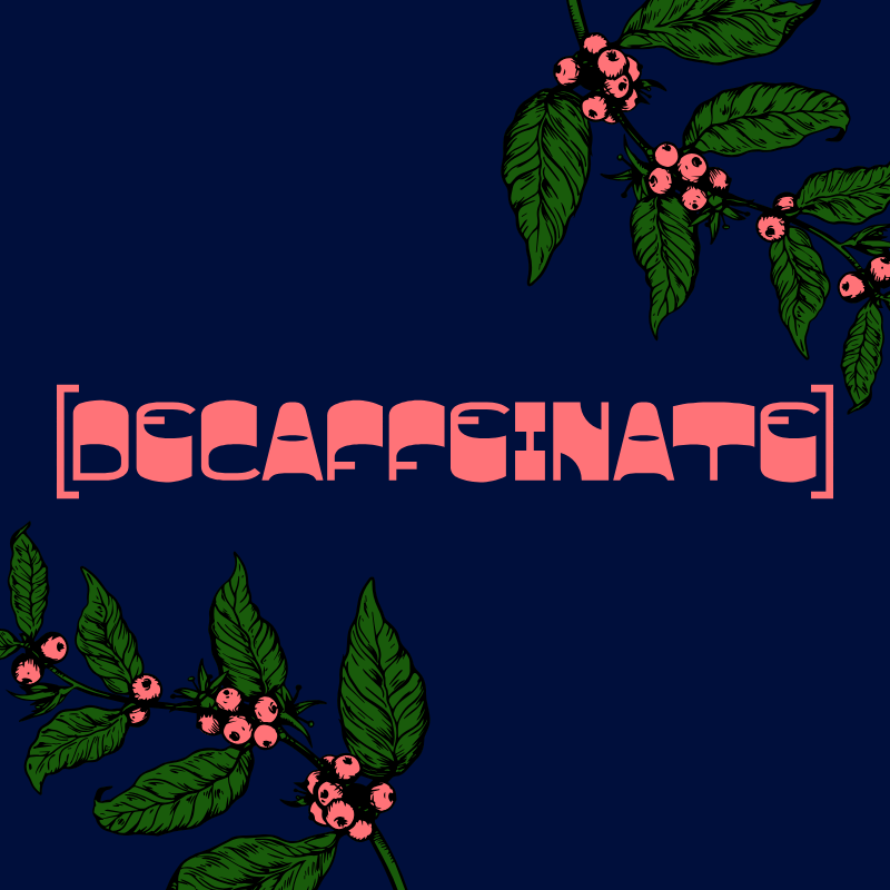 Decaffeinate Stamp